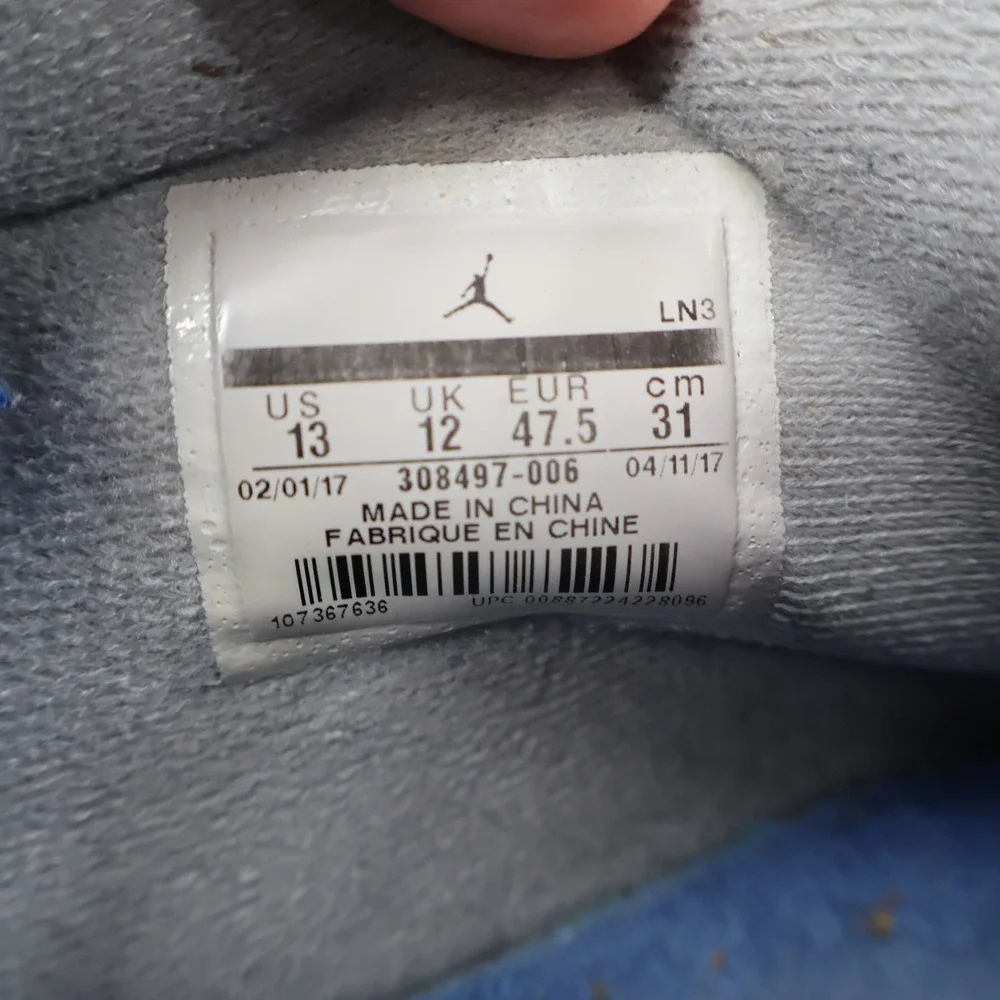 Jordan Air Jordan 4 Retro Mens 13 Black Alternate Motorsport 308497-006